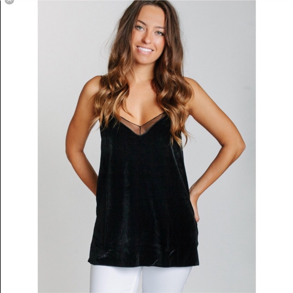 FREE PEOPLE VELVET TANK (NWT)